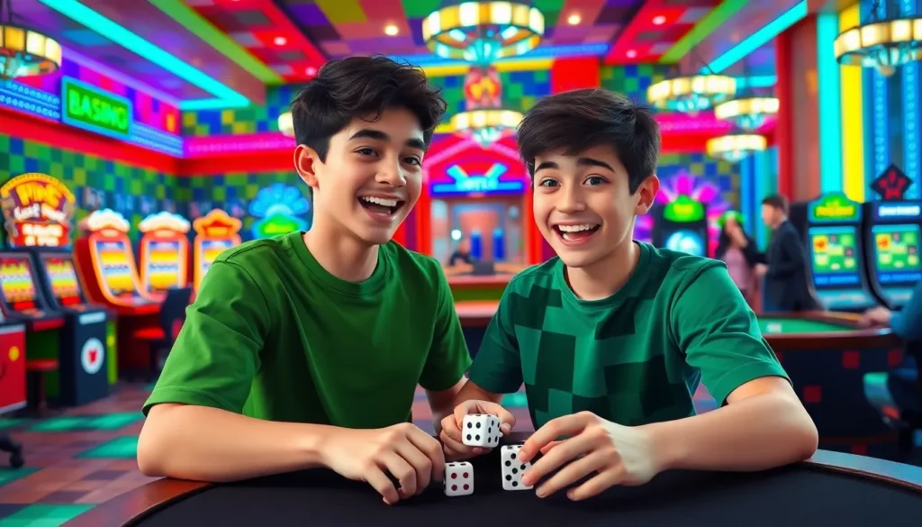 minecraft casino games