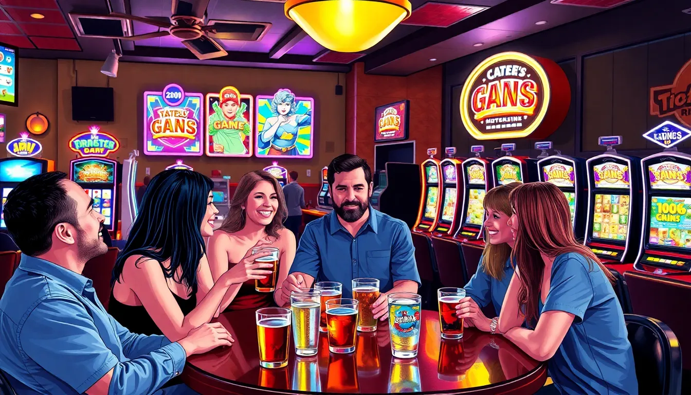 bars with slot machines near me